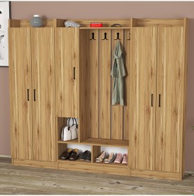 Resim Kalender Dekor Lityum-1-3-3 Lty04 Portmanto Vestiyer Ayakkabılık 