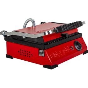 Resim Enazon 8 Dilim Elektrikli Saf Döküm Tost Makinesi (Döküm 30X23) - Kırmızı 