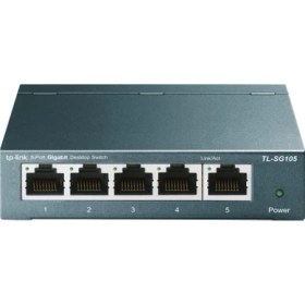 Resim TP-Link TL-SG105E 5 Port 10-100-1000 Mbps Easy Smart Switch Çelik Kasa 