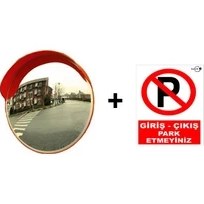 Resim Lorex LR-A35 Trafik Güvenlik Aynası + Garaj Kapısı Park Etmeyiniz Pvc Levhası Hediyeli 