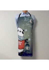 Resim Paredora Fenerli Panda Mutfak Önlüğü 