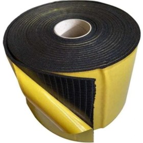 Resim Evimdeyokyok Araç Oto Ses Isı Yalıtım Malzemesi Flexi Kauçuk Sünger Yapışkanlı 6mm Kalın 10CMX10MT 