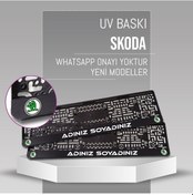 Resim Skoda Plakalık, 2 Adet Premium Uv Baskı, Plakalıkhane 