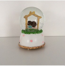 Resim Genç Sevgililer Kar Küre Diğer 