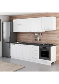 Resim Minar 250 Cm Mutfak Dolabı Beyaz 250-B8 Beyaz 