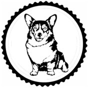 Resim Sevimli Köpek Tasarım 2.model Sticker 10 X 10 Cm 