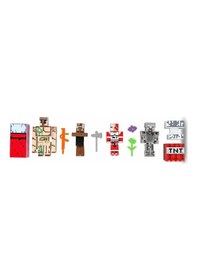 Resim Tıfıl Toys Golemli Minecraft 4 Karakter 7 Aksesuar 11 Parça Çocuk Figür Oyun Set 