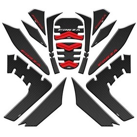 Resim Honda Forza 2021 - 2024 Uyumlu Tank Pad Set 009 