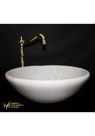 Resim Muğla Kristal Beyaz Tasarım Lavabo 