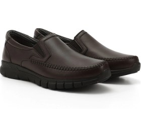 Resim Gönderi R Kadın Kahverengi Dolgu Taban Hakiki Deri Comfort Ayakkabı Ddza82842012 Kahverengi 