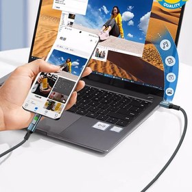 Resim Go Des GD-UC681C-C Type-C to Type-C PD Hızlı Şarj Kablosu 60W 1.2M - Siyah 