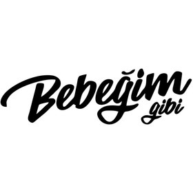 Resim HMNL 30 x 9 Cm Bebeğim Gibi Oto Sticker Araba Cam Sticker 