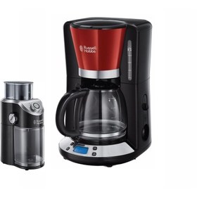 Resim Russell Hobbs 24031-56 Filtre Kahve & 23120-56 Kahve Öğütücü (2 Li Özel Set) 