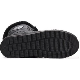 Resim Beyaz Twingo Termo Kaymaz Taban Fermuarlı Kadın Kar Botu Siyah Siyah 