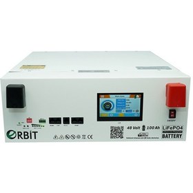 Resim Orbit 51.2 V 100 Ah Lifepo4 Akü-low Voltage-ekranlı-metal Kasa 