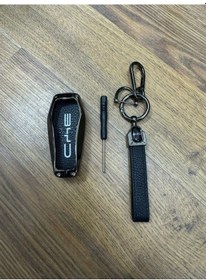 Resim Byd Seal Ve Atto 3 Anahtarlık Siyah Çelik Korumalı 