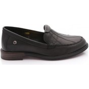 Resim Mammamia D25ya-3295 Kadın Deri Günlük Ayakkabı Siyah Pen 