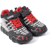 Resim Cool Godzilla Erkek Çocuk Günlük Işıklı Sneaker Uzun Spor Bot 