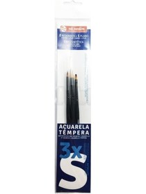 Resim Talens Art Creation Sulu Ve Guaj Boya Fırça Seti 3'lü 