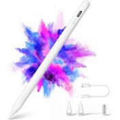 Resim Fogy Apple Ipad Pro 4 Nesil 2022 M2 Uyumlu Pencil Stylus Palm Rejection Eğim Özellikli Çizim Kalemi 