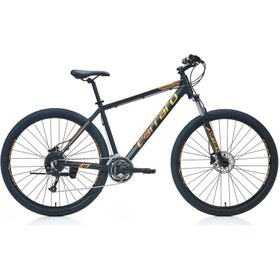 Resim Carraro Force 970 HD Fren 27 Vites 29 Jant Dağ Bisikleti Mat Siyah Sarı Gümüş 48 Kadro 