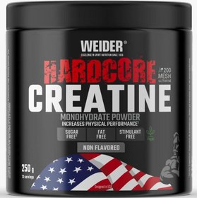 Resim Weider Hardcore Creatine Monohydrate Powder 250g - 73 SERVİS 