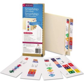 Resim SDT Group Smartstrip Etiketleri, Dolum Paketi, Uç Sekme Etiketleri, Mürekkep Püskürtmeli Yazıcı (66006) 