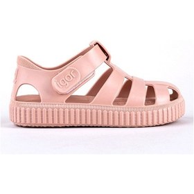 Resim Igor İgor Nico Mc Kid's Sandals Unisex Çocuk Çıkarılabilir İç Taban Sandalet Bej Somon 