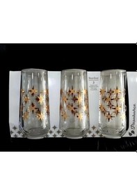 Resim Paşabahçe 420015 Su Bardağı Stardust Uzun 470 Cc 3 Lü Çok Renkli 