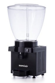 Resim Panaromik Dijital Soğuk İçecek Dispenseri (Fıskiyeli) 40 Litre - Siyah - Samixir 