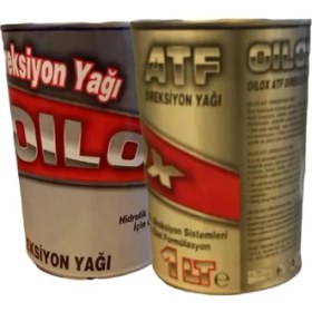 Resim Oilox Atf Hidrolik Kırmızı Direksiyon Yağı Teneke 900 ml ( Üretim Yılı: 2022 ) 