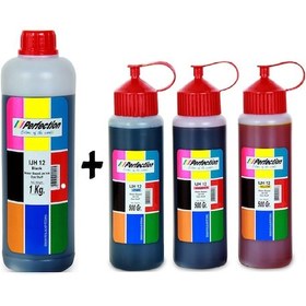 Resim Pefection Epson Uyumlu L Serisi Tanklı Yazıcılar İçin +++plus Mürekkep Dolum Seti 1 Kg. + 3 X 500 Gr. 