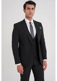 Resim Efor Tk 921 Takım Slim Siyah Klasik Siyah 