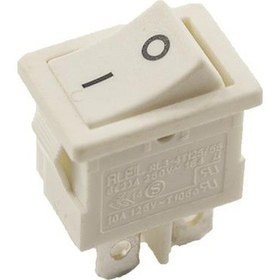 Resim Rl3-4 On-Off Beyaz Anahtar 4-Pin Kcd1 
