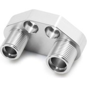 Resim Novahub Sanden Sd7b10 7176 İçin 6061 T6 Alüminyum Ac Kompresör Adaptör Bağlantısı - Parlak Gümüş Renk 