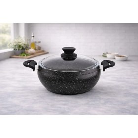 Resim Lavonni Granit Pro 26 Cm Derin Granit Güveç Tencere Siyah Bakalit Saplı 