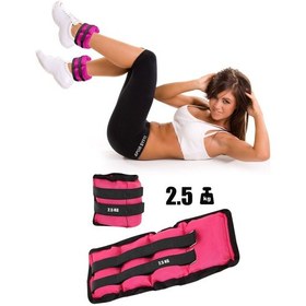 Resim Spor Byfit 2,5 Kg x 2 Adet Pembe El veya Ayak Bileği Ağırlığı Pembe 