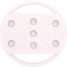 Resim Motifpiyer Tavan Göbeğ 52-MOTIFLI-OVAL-95CM-CAP-DIS-CITALI 