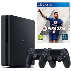 Resim Sony Playstation 4 Slim 1 Tb + 2. Ps4 Kol + Ps4 Fifa 23 