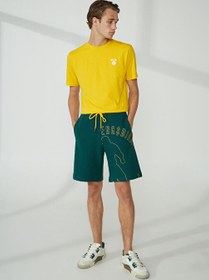 Resim Bikkembergs Yeşil Erkek Sweat Şort C 1 303 01 