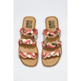 Resim Bueno Shoes Pudra Multi Deri Kadın Düz Terlik 01WU3416 01WU3416 