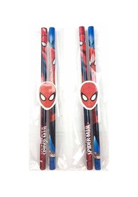 Resim Spiderman Kurşun Kalem Seti 2 Kalem + Silgi 