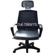 Resim Clk-06 Clk Başlıklı Fileli Ofis Bilgisayar Makam Müdür Koltuğu Sandalesi (486220805) 