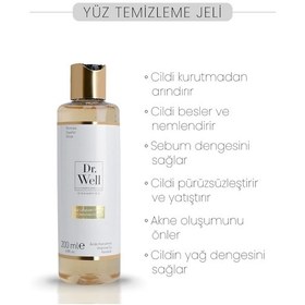 Resim Dr.Well Barcelona Cosmetics Tüm Cilt Tipleri İçin Tazeleyici ve Yüz Temizleme Jeli 200 ML 
