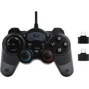 Resim Kepang Black-7 In 1 Kablolu Oyun Denetleyicisi Için Sony Ps3/ps4 Için Nintendo Anahtarı Pc Konsolu Joystick Gamepad Joypad Oyun Aksesuarları (Yurt Dışından) 