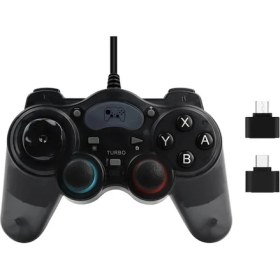 Resim Kepang Black-7 In 1 Kablolu Oyun Denetleyicisi Için Sony Ps3/ps4 Için Nintendo Anahtarı Pc Konsolu Joystick Gamepad Joypad Oyun Aksesuarları (Yurt Dışından) 