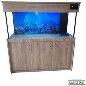 Resim Kanki Pet 150 CM Mobilyalı Sumplı Kp150smp02 Lüks Akvaryum 