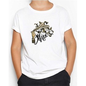 Resim Arcade Fire Funeral Classic Beyaz Çocuk Tişört Beyaz 