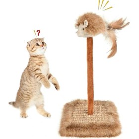 Resim Sesli Oyuncaklı Kedi Tırmalama Tahtası 