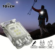 Resim Mini Cob Floresan Anahtarlık, USB Şarj, Katlanabilir Stand Şişe Açacağı ve Mıknatıslı Taban, 6 Işık Modu, Kamp, Yürüyüş İçin Kullanılabilir veya Tatillerde Erkek Arkadaş/Kız Arkadaşa Kamp Yürüyüş Hediyesi Olabilir 